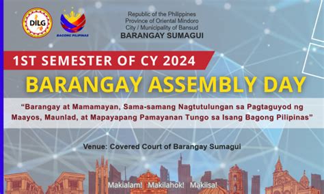 barangay assembly 2024 tarpaulin layout editable|Downloadables .